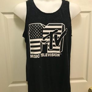 MTV tank with shredded back! So hot!